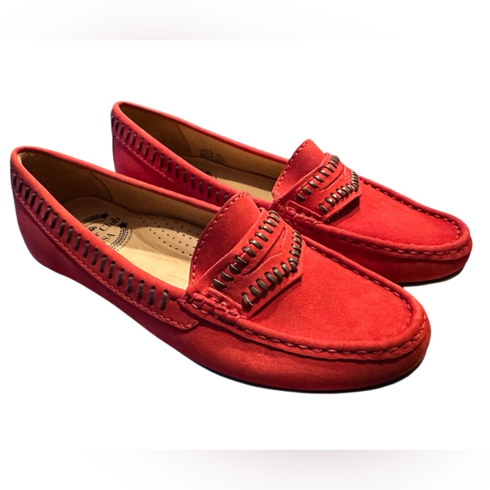 Driver Club USA Suede Leather Loafer Mocs